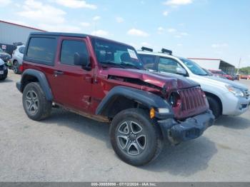  Salvage Jeep Wrangler