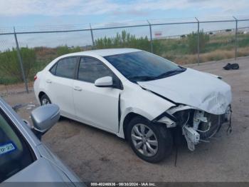  Salvage Toyota Corolla