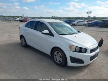  Salvage Chevrolet Sonic