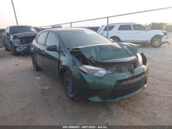  Salvage Toyota Corolla