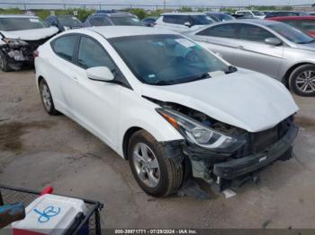  Salvage Hyundai ELANTRA