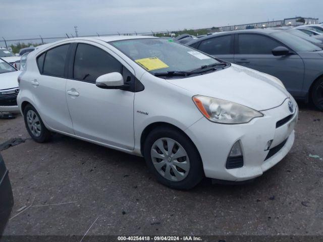  Salvage Toyota Prius c