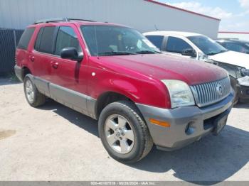  Salvage Mercury Mountaineer