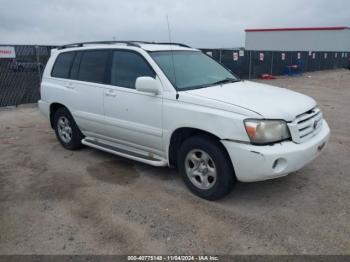  Salvage Toyota Highlander