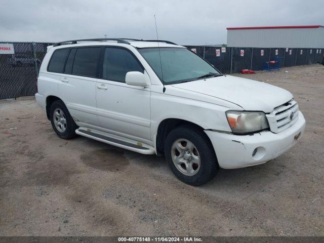  Salvage Toyota Highlander