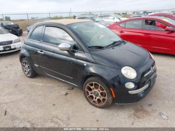  Salvage FIAT 500c