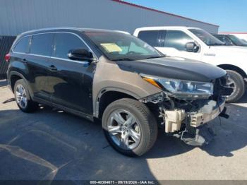  Salvage Toyota Highlander