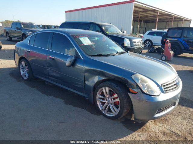  Salvage INFINITI G35x