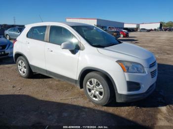  Salvage Chevrolet Trax