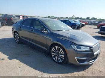  Salvage Lincoln MKZ Hybrid