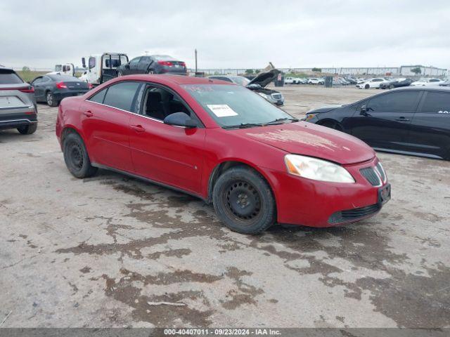  Salvage Pontiac G6