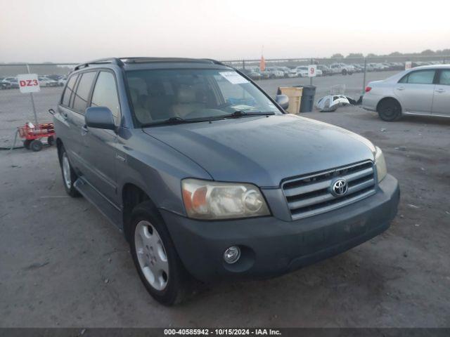  Salvage Toyota Highlander