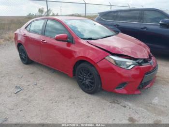  Salvage Toyota Corolla