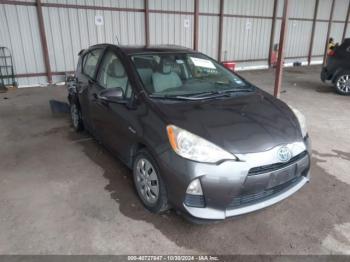  Salvage Toyota Prius c