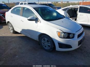  Salvage Chevrolet Sonic