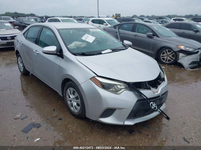  Salvage Toyota Corolla