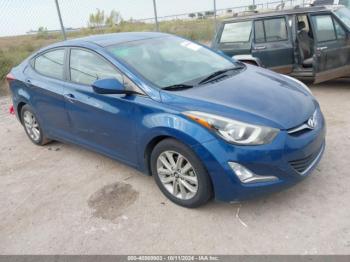  Salvage Hyundai ELANTRA