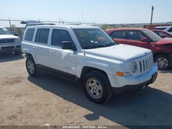  Salvage Jeep Patriot