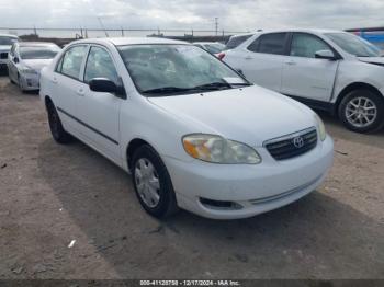  Salvage Toyota Corolla