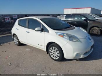  Salvage Nissan LEAF