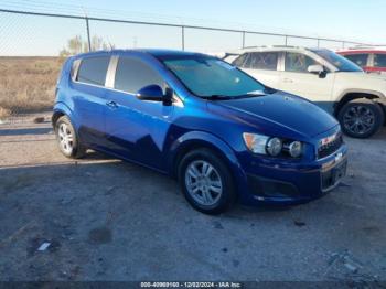  Salvage Chevrolet Sonic