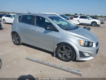  Salvage Chevrolet Sonic