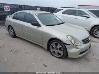  Salvage INFINITI G35