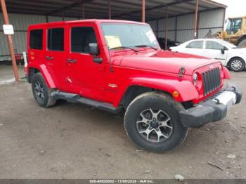  Salvage Jeep Wrangler