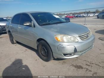  Salvage Toyota Corolla