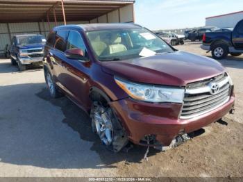  Salvage Toyota Highlander