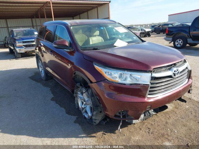  Salvage Toyota Highlander