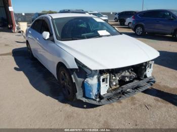  Salvage Hyundai ELANTRA