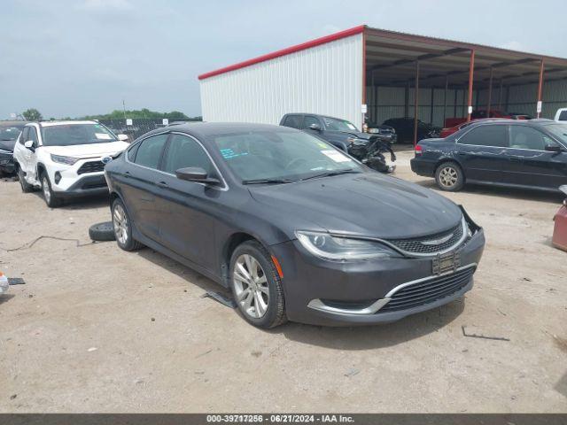  Salvage Chrysler 200