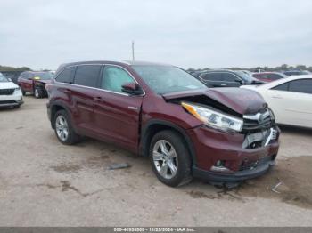  Salvage Toyota Highlander