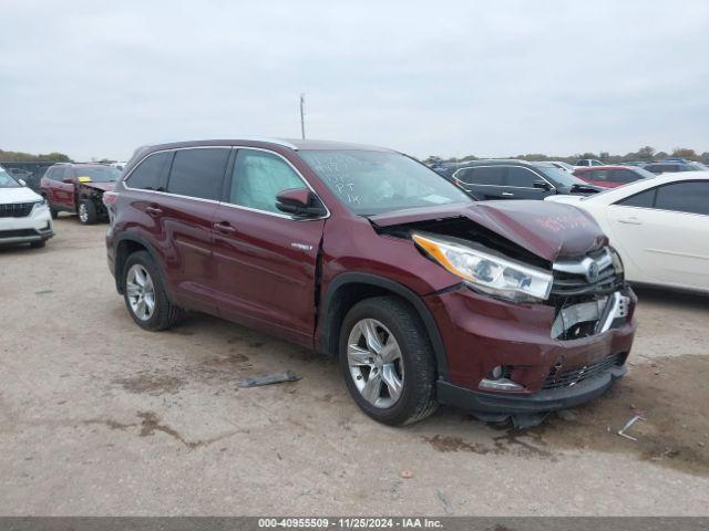  Salvage Toyota Highlander