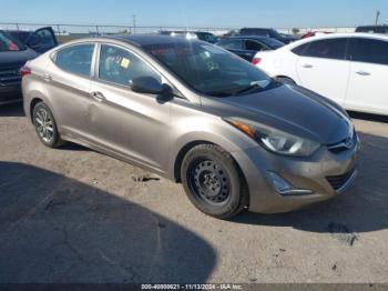  Salvage Hyundai ELANTRA