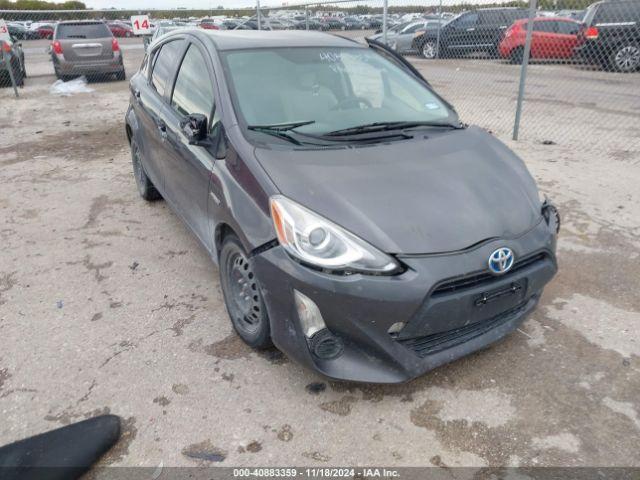  Salvage Toyota Prius c