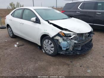  Salvage Toyota Corolla