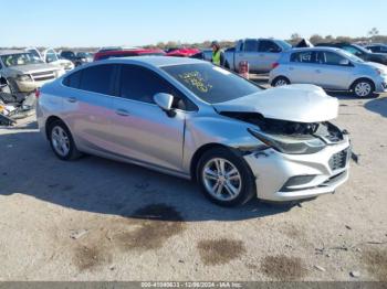  Salvage Chevrolet Cruze