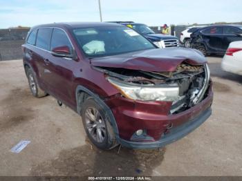  Salvage Toyota Highlander