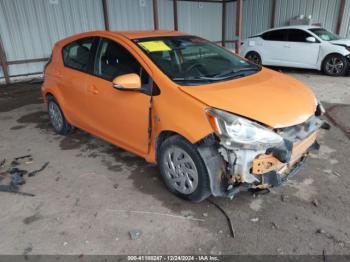  Salvage Toyota Prius c