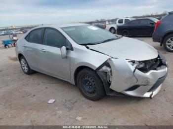  Salvage Toyota Corolla