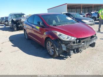  Salvage Hyundai ELANTRA