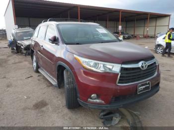  Salvage Toyota Highlander