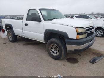  Salvage Chevrolet Silverado 2500