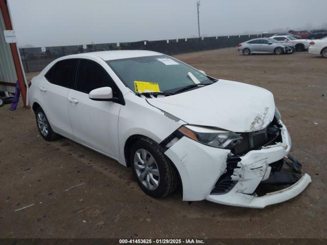  Salvage Toyota Corolla