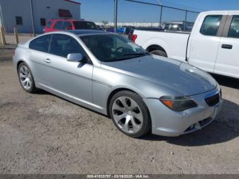  Salvage BMW 6 Series