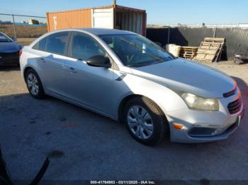  Salvage Chevrolet Cruze