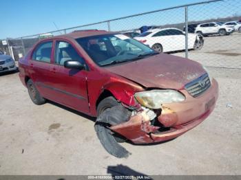  Salvage Toyota Corolla