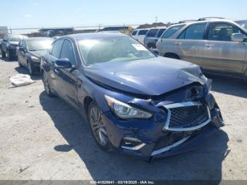  Salvage INFINITI Q50